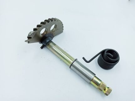 Вал кикстартера с сектором, пружиной и втулкой GY6-150см3 L=148mm
 'LIPAI'