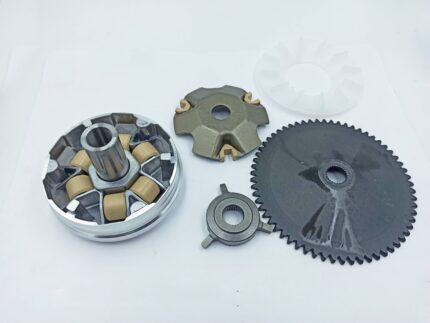 Вариатор передний в сборе с пальцем GY6-80 + ЩЕКА   (Honda) 'GX Motor Kleverus