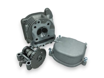 Головка цилиндра ПОЛНОСТЬЮ в сборе С КРЫШКОЙ GY6-100см3  'GX Motor'