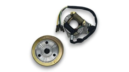 Генератор (магнето) TTR-125 (2 катушки) С МАГНИТОМ и обгонной муфтой