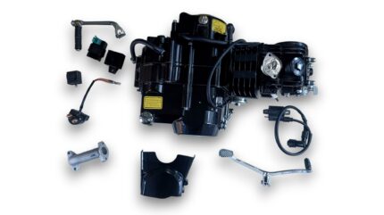 Двигатель TTR-125/KAYO-125 (152FMI) нижний электрический стартер, механика (ПОЛНАЯ комплектация)
