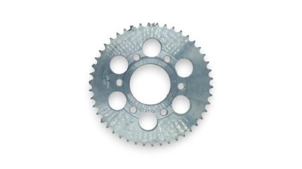 Звезда задняя(ведомая)428H-43T v200RC D63 5 болтов 45 сталь золотая Lipai