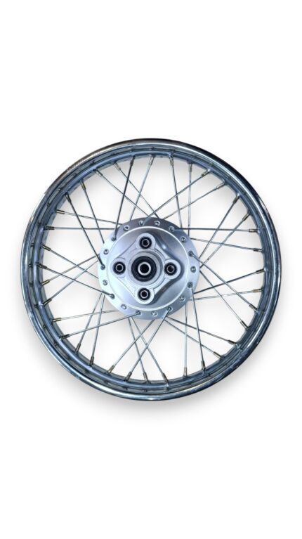 Колесо заднее со спицами   R18 *2.15 дисковый тормоз сталь TTR 250 Rb хром