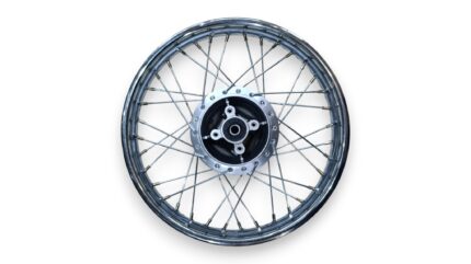 Колесо заднее со спицами   R18 *2.15 дисковый тормоз сталь TTR 250 Rb хром