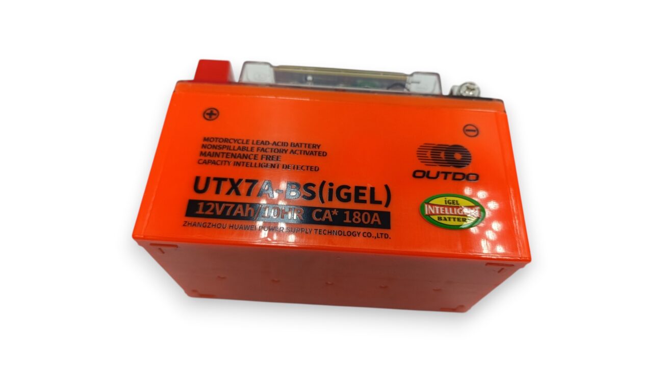 Аккумулятор 12V 7Ah UTX7A-BS (iGEL) 150х86х94 гель "OUTDO" 2025г